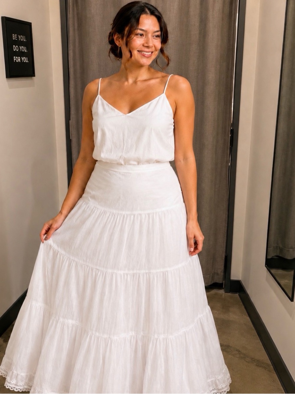 🦋🦋🦋White Tiered Petticoat